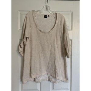 Blue SAKS FIFTH AVENUE Sweater/Top neutral earthtone sz XL
